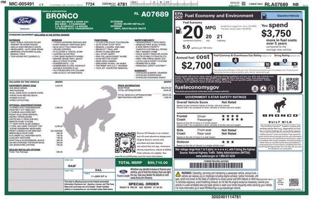 2024 Ford Bronco Big Bend 4 Door 4x4