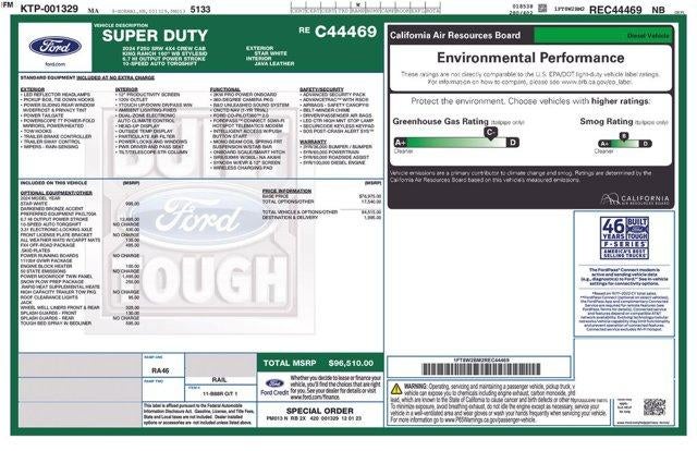 2024 Ford Super Duty F-250 SRW XL 4WD Crew Cab 6.75' Box