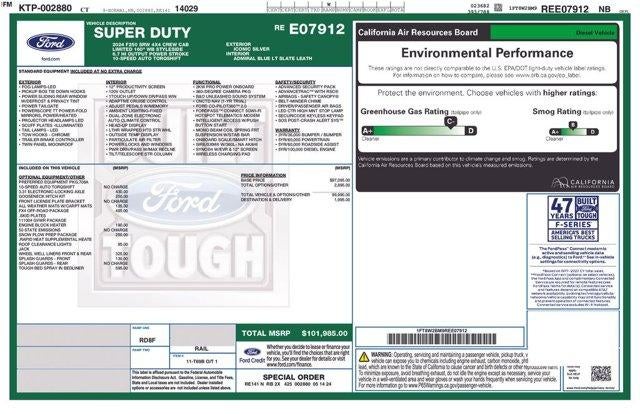 2024 Ford Super Duty F-250 SRW XL 4WD Crew Cab 6.75' Box