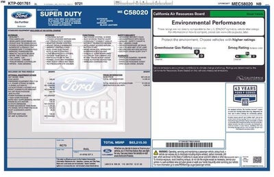 2021 Ford Super Duty F-350 SRW XL 4WD Crew Cab 6.75' Box