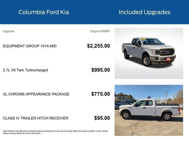 2019 Ford F-150 XL 4WD SuperCab 6.5' Box