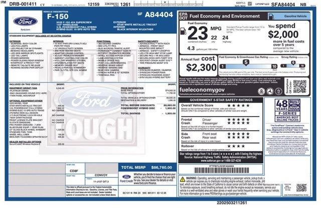2025 Ford F-150 Platinum 4WD SuperCrew 5.5' Box