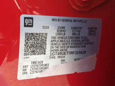 2024 GMC Sierra 3500HD Crew Cab Standard Box 4-Wheel Drive SLT