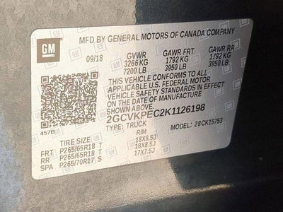 2019 Chevrolet Silverado 1500 LD Double Cab Standard Box 4-Wheel Drive LT Z71