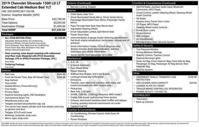 2019 Chevrolet Silverado 1500 LD Double Cab Standard Box 4-Wheel Drive LT Z71