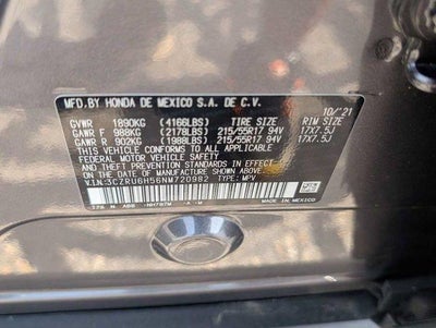 2022 Honda HR-V EX AWD CVT