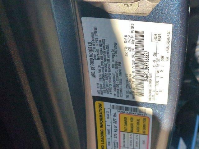 2019 Ford Fusion Hybrid SE FWD