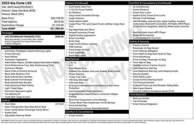 2023 Kia Forte LXS IVT