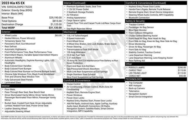 2023 Kia K5 EX Auto FWD
