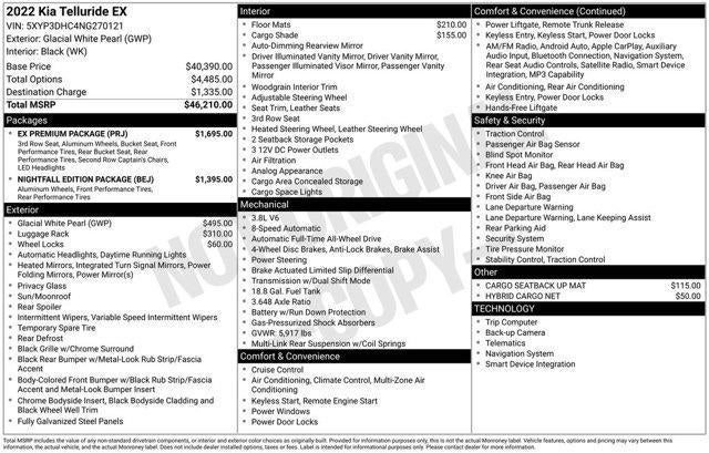 2022 Kia Telluride EX AWD