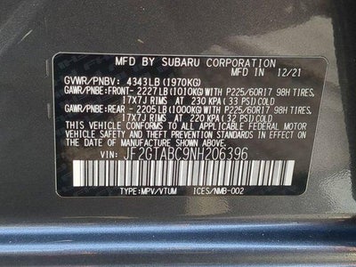 2022 Subaru Crosstrek CVT