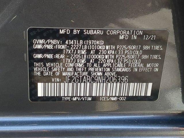 2022 Subaru Crosstrek CVT