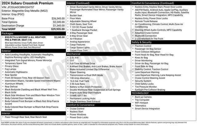 2024 Subaru Crosstrek Premium AWD