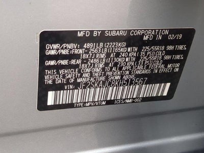 2019 Subaru Forester 2.5i Sport