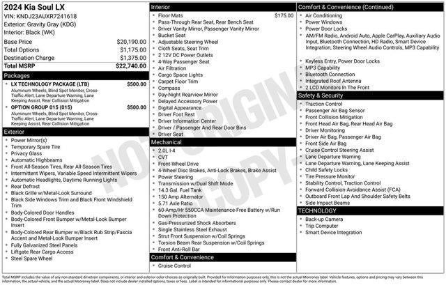 2024 Kia Soul LX IVT