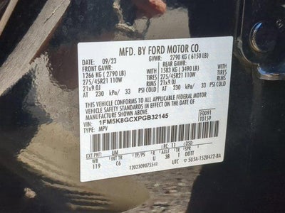 2023 Ford Explorer ST 4WD