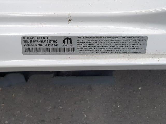 2026 RAM 5500 Chassis Cab Tradesman 4x4 Reg Cab 84" CA 168.5" WB