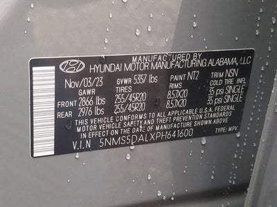 2023 Hyundai SANTA FE Calligraphy AWD