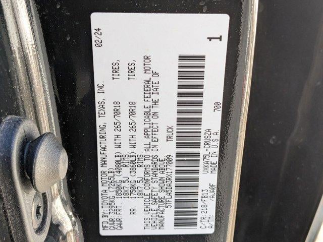 2024 Toyota Tundra 4WD 4WD SR5 Double Cab 6.5' Bed (Natl)