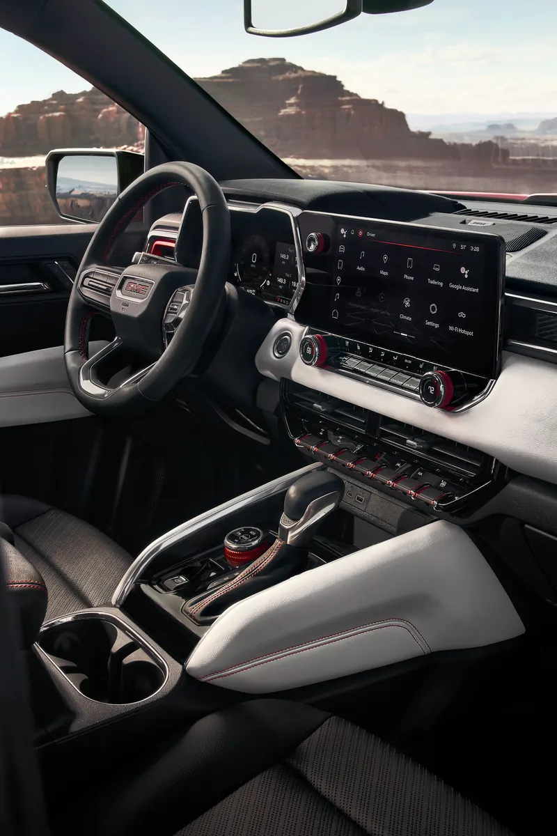 2026 GMC Canyon infotainment system at Gates GMC in North Windham CT